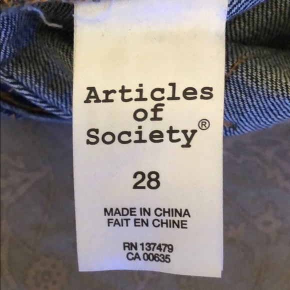 Distressed boyfriend style Articles Society jeans - Picture 5 of 5